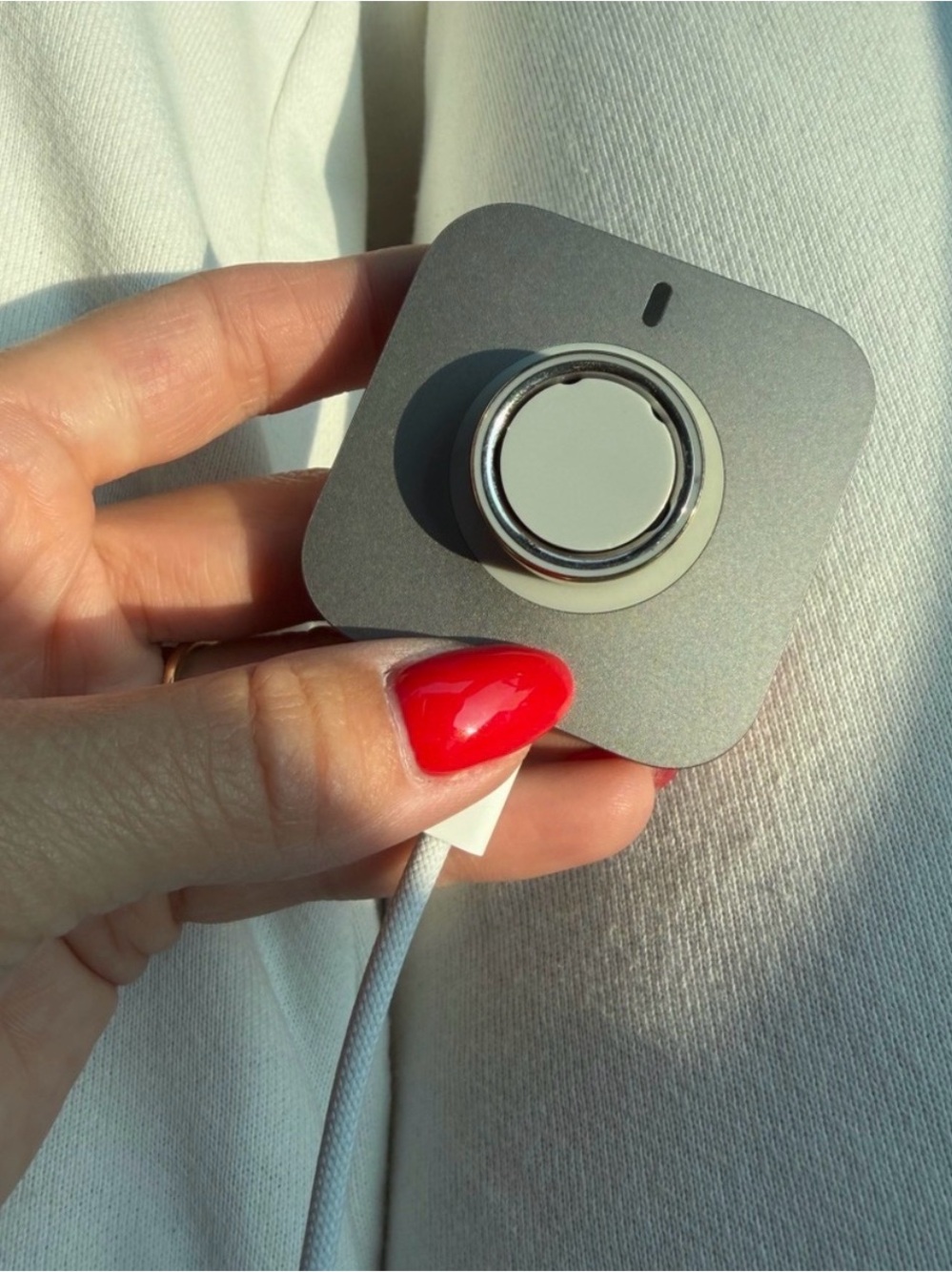 Oura ring size 8 silver